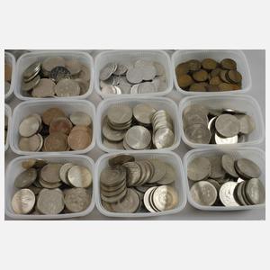 Sammlung Münzen und Banknoten DDR