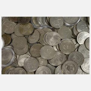 Konvolut Gedenkmünzen DDR