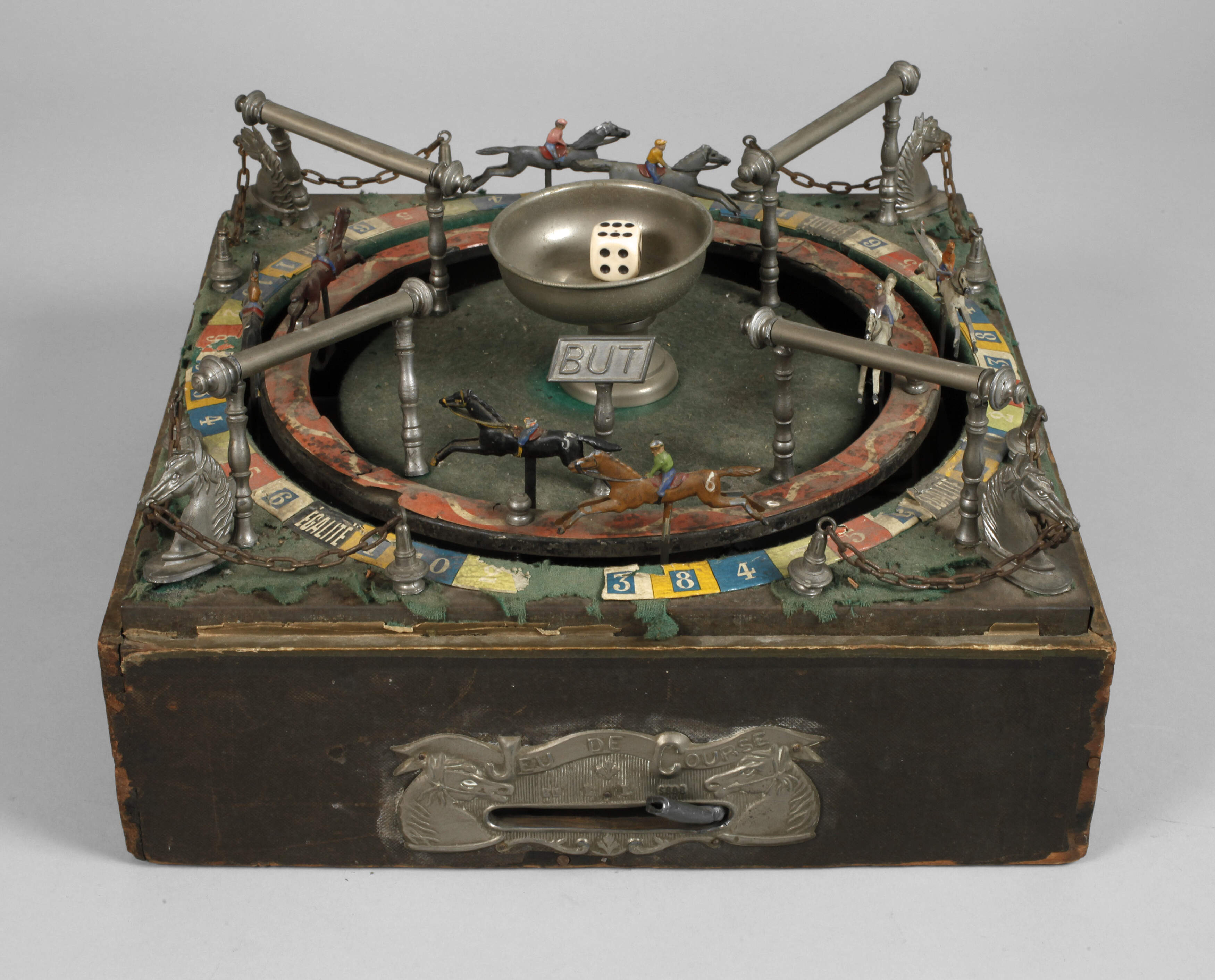 Mechanisches Pferderenn-Wettspiel "Jeu de Course"