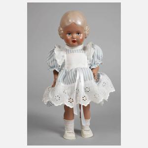 Käthe Kruse Puppe und kleine Schildkröt "Bärbel"