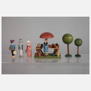 Konvolut Aufstellfiguren Erzgebirge