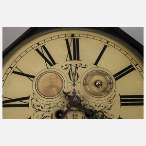 Wanduhr mit Thermometer