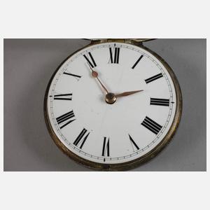 Spindeltaschenuhr Silber