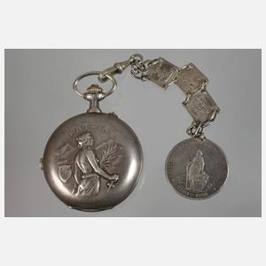 Zwei silberne Taschenuhren