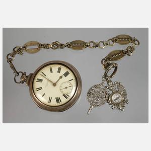 Zwei silberne Taschenuhren