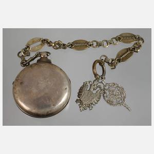 Zwei silberne Taschenuhren