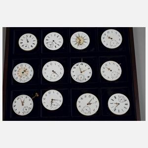 Posten Uhrwerke von Taschen- und Armbanduhren