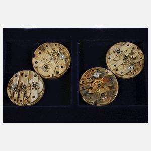 Posten Uhrwerke von Taschen- und Armbanduhren