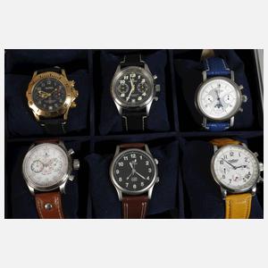 Sammlung russische Armbanduhren