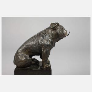 Uhrenständer Bulldogge