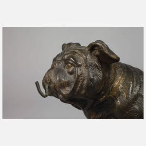Uhrenständer Bulldogge