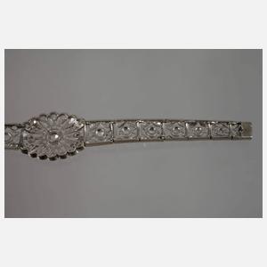 Prächtiges Armband mit Diamantrosen