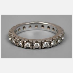 Memoryring mit Brillantbesatz