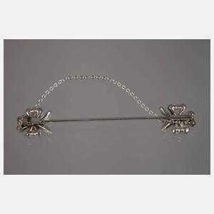 Anstecknadel mit Diamanten