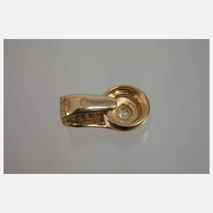 Clipanhänger mit Brillanten