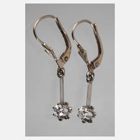 Paar Ohrhänger mit Brillanten111