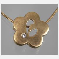 Anhänger mit Brillant an Kette111