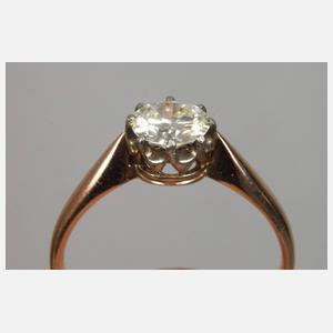 Damenring mit Brillant von 1,03 ct