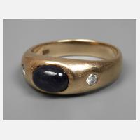Bandring mit Saphir und Brillanten111
