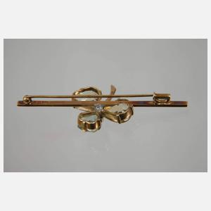 Brosche mit Steinbesatz