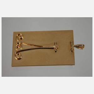 Goldanhänger Maria mit Kind