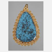 Anhänger mit großem Türkis111