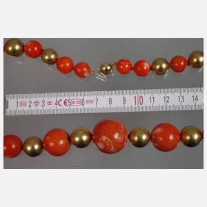 Prächtiges Korallencollier