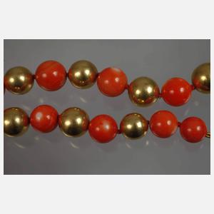 Prächtiges Korallencollier