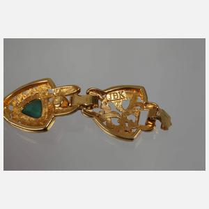 Kennedy-Armband mit Steinbesatz