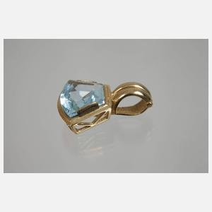 Anhänger mit Blautopas