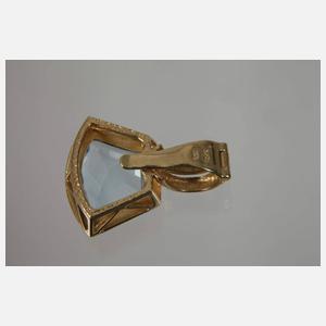 Anhänger mit Blautopas