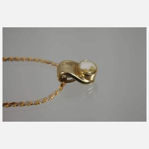 Anhänger mit Goldquarz