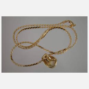 Anhänger mit Goldquarz