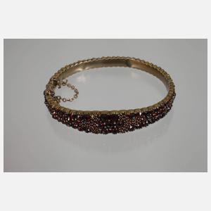 Collier und Armreif Granat