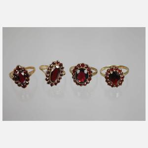 Konvolut Granatschmuck