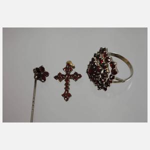 Konvolut Granatschmuck