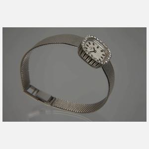 Tissot, Damenarmbanduhr mit Brillantbesatz