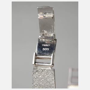 Tissot, Damenarmbanduhr mit Brillantbesatz