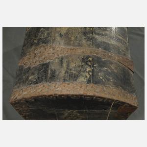 Kleine Runddeckeltruhe Barock