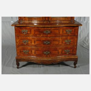 Barocke Aufsatzvitrine