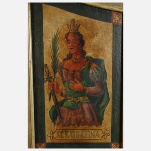 Bemalter Bauernschrank