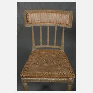 Drei gustavianische Stühle