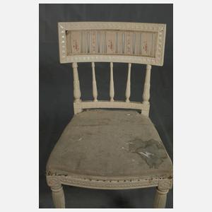 Drei gustavianische Stühle