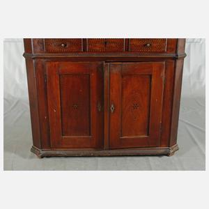 Eckvitrine Biedermeier