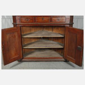 Eckvitrine Biedermeier