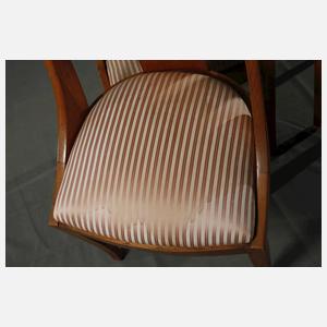Sechs Gondel-Stühle Biedermeier