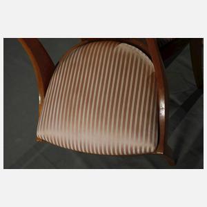 Sechs Gondel-Stühle Biedermeier