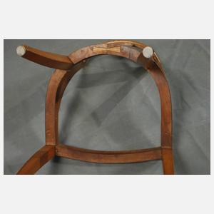 Sechs Gondel-Stühle Biedermeier