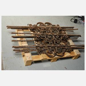 14 Zierelemente Schmiedeeisen