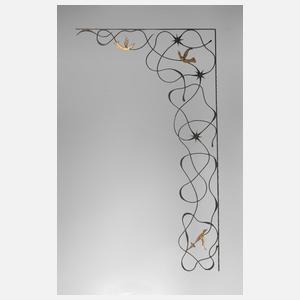 Großes Ziergitter Schmiedeeisen